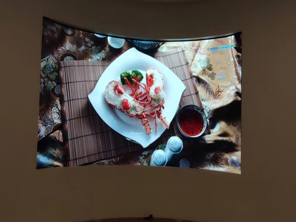 临高室内P2.5弧形LED屏